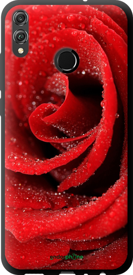 TPU чехол Червона троянда для Huawei Honor 8X - 529b-1596 изображение 
