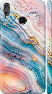 3D пластиковый матовый чехол Мрамор красивый для Huawei Honor 8X - 6376m-1596 изображение 
