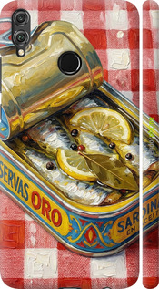 3D пластиковый матовый чехол 'Vintage Sardine Tin Phone' для Huawei Honor 8X изображение 7