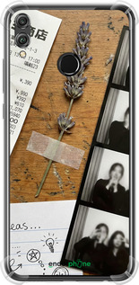 Силіконовий протиударний с посиленими кутами чехол Aesthetic Scrapbook Collage для Huawei Honor 8X - 6773sp-1596 изображение 