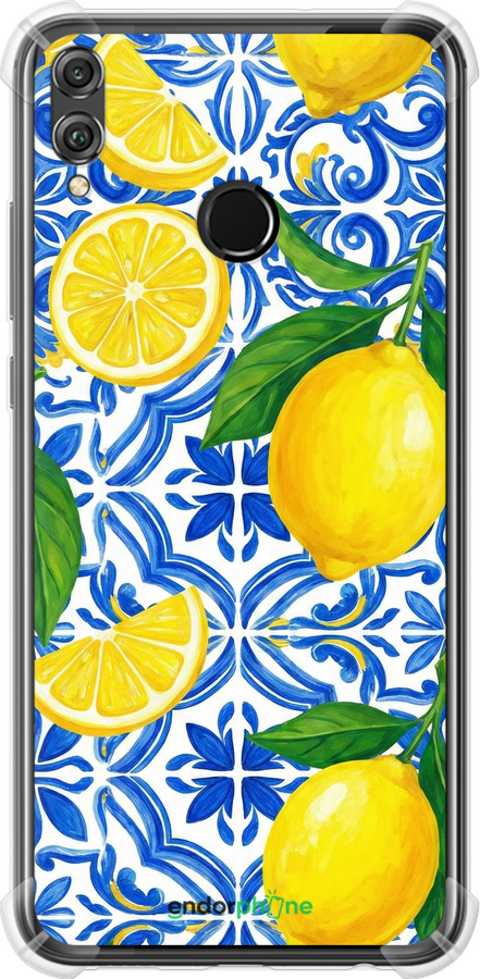 Силіконовий протиударний с посиленими кутами чехол Grocery Girl Italian Summer для Huawei Honor 8X - 6766sp-1596 изображение 