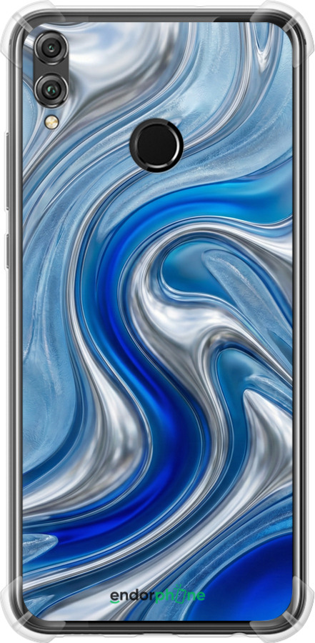 Силикон с усиленными углами чехол Liquid Chrome для Huawei Honor 8X - 6781sp-1596 изображение 