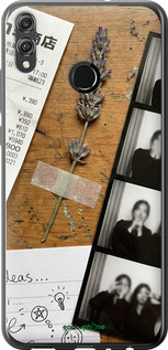 2D пластиковий чехол Aesthetic Scrapbook Collage для Huawei Honor 8X - 6773t-1596 изображение 