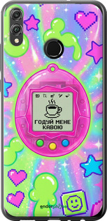 2D пластиковый чехол Y2K Aesthetic Retro Pet: Годуй мене кавою для Huawei Honor 8X - 6784t-1596 изображение 