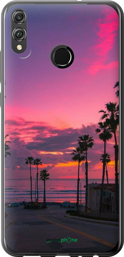 2D пластиковий чехол Пальми для Huawei Honor 8X - 5873t-1596 изображение 