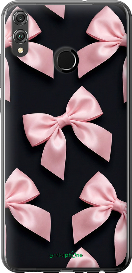 2D пластиковий чехол Coquette Ribbons Dark Coquette для Huawei Honor 8X - 6767t-1596 изображение 