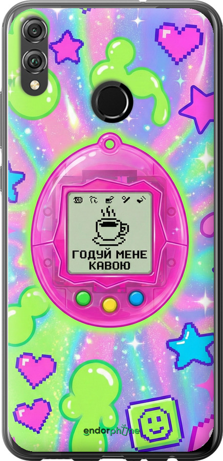 2D пластиковый чехол Y2K Aesthetic Retro Pet: Годуй мене кавою для Huawei Honor 8X - 6784t-1596 изображение 