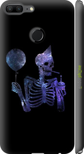 3D пластиковый матовый чехол Скелетное искусство для Huawei Honor 9 Lite - 6536m-1359 изображение 