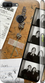 3D пластиковый матовый чехол Aesthetic Scrapbook Collage для Huawei Honor 9 Lite - 6773m-1359 изображение 