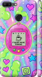3D пластиковый матовый чехол 'Y2K Aesthetic Retro Pet: Годуй мене кавою' для Huawei Honor 9 Lite изображение 9