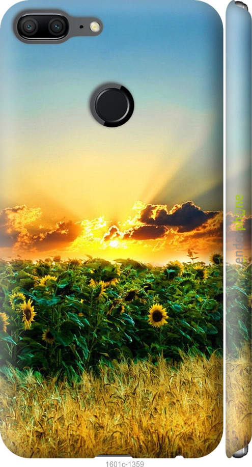 

3D пластиковий матовий чохол "Україна" для Huawei Honor 9 Lite
