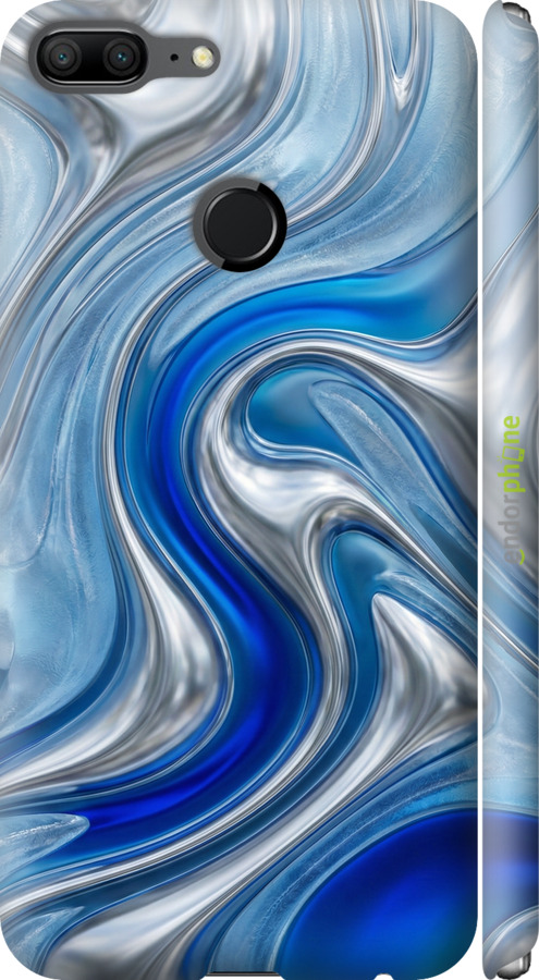 3D пластиковий матовий чехол Liquid Chrome для Huawei Honor 9 Lite - 6781m-1359 изображение 