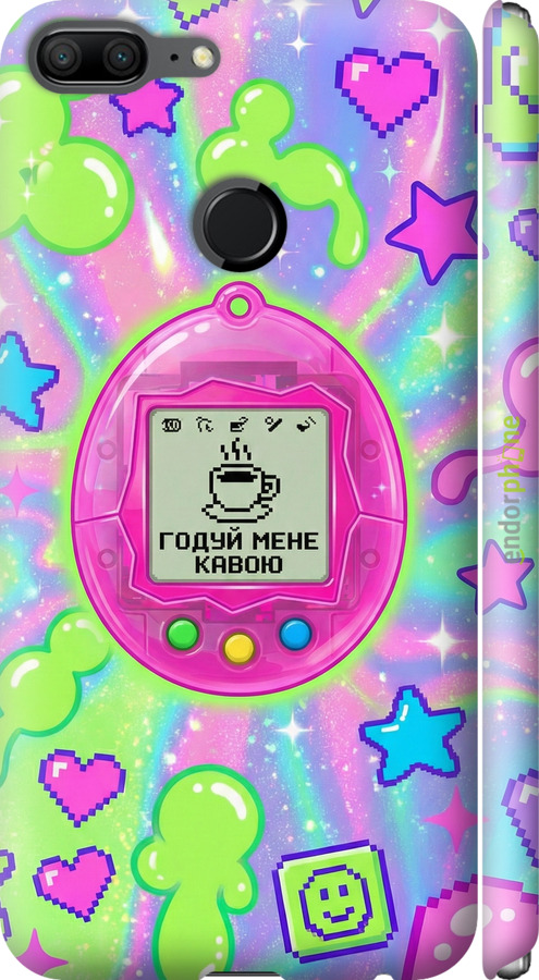 3D пластиковый матовый чехол Y2K Aesthetic Retro Pet: Годуй мене кавою для Huawei Honor 9 Lite - 6784m-1359 изображение 