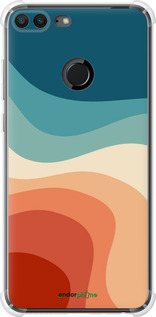 Силикон с усиленными углами чехол В стиле ретро с волнами для Huawei Honor 9 Lite - 6531sp-1359 изображение 