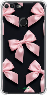 Силикон с усиленными углами чехол Coquette Ribbons Dark Coquette для Huawei Honor 9 Lite - 6767sp-1359 изображение 