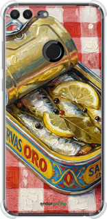 Силикон с усиленными углами чехол Vintage Sardine Tin Phone для Huawei Honor 9 Lite - 6772sp-1359 изображение 