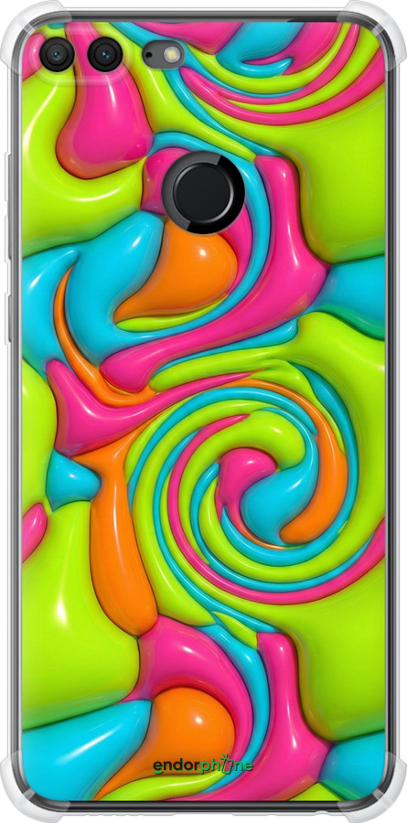 Силіконовий протиударний с посиленими кутами чехол Y2K Jelly Dream для Huawei Honor 9 Lite - 6780sp-1359 изображение 