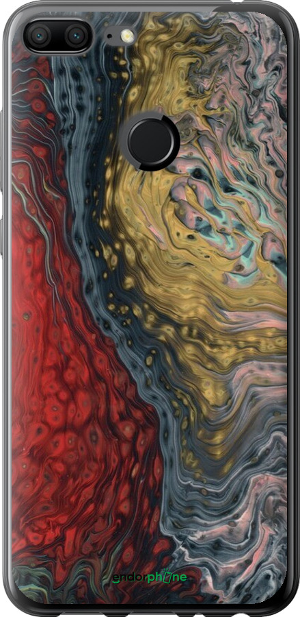2D пластиковий чехол Із зображенням абстрактного живопису для Huawei Honor 9 Lite - 6530t-1359 изображение 