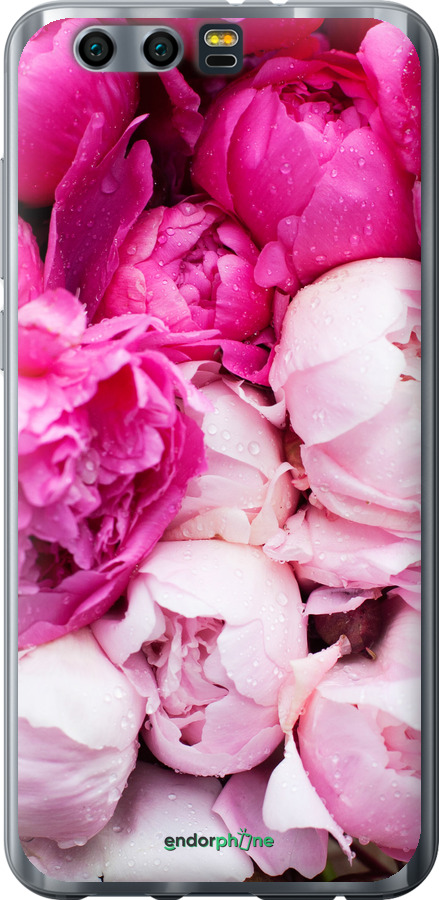 

Silicone Capa "Peónias cor-de-rosa" para Huawei Honor 9