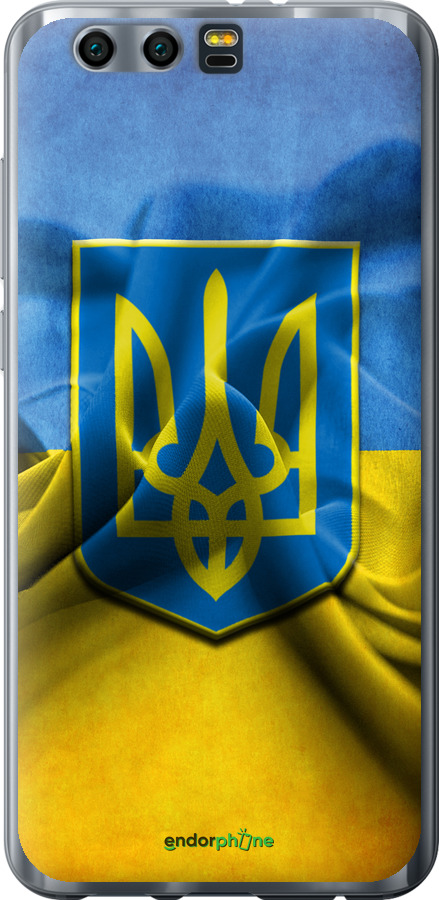 

Силіконовий чохол "Прапор та герб України" для Huawei Honor 9, Блакитний