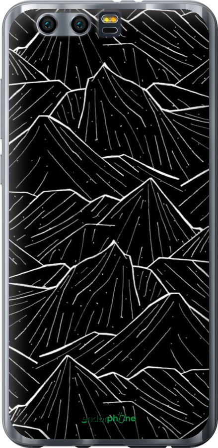 Силиконовый чехол С изображением Темных гор для Huawei Honor 9 - 6489u-998 изображение 