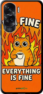 TPU чехол Funny Cat для Huawei Honor 90 Lite - 6786b-3131 изображение 