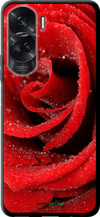TPU чехол Червона троянда для Huawei Honor 90 Lite - 529b-3131 изображение 
