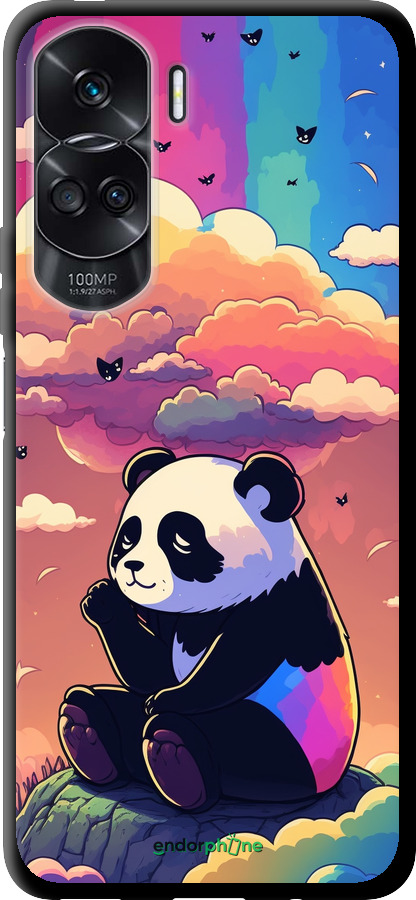 TPU чехол Панда в облаках для Huawei Honor 90 Lite - 5585b-3131 изображение 