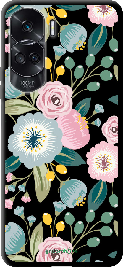 TPU чехол Цветочные обои v2 для Huawei Honor 90 Lite - 5602b-3131 изображение 