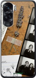 Силиконовый чехол Aesthetic Scrapbook Collage для Huawei Honor 90 Lite - 6773u-3131 изображение 