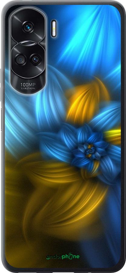 

Силіконовий чохол "Візерунок 46" для Huawei Honor 90 Lite, Синій