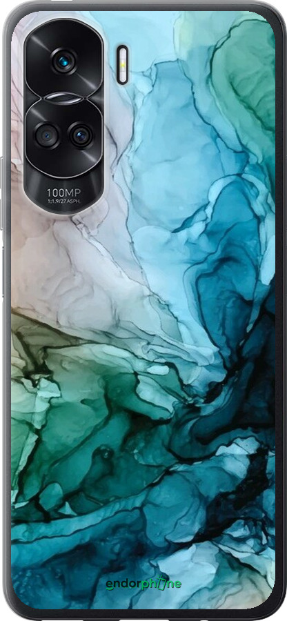 Силиконовый чехол С красочной абстрактной картиной Соленые берега для Huawei Honor 90 Lite - 6405u-3131 изображение 