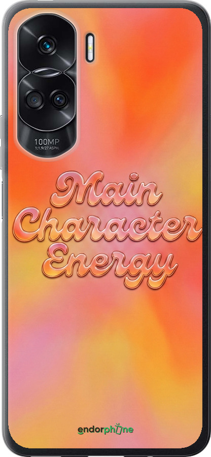 Силиконовый чехол Aura Gradient Main Character Energy Aesthetic Y2K для Huawei Honor 90 Lite - 6783u-3131 изображение 
