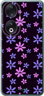 Силіконовий чехол з квітами для Huawei Honor 90 - 6258u-3088 изображение 