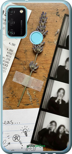 Силиконовый чехол Aesthetic Scrapbook Collage для Huawei Honor 9A - 6773u-1900 изображение 