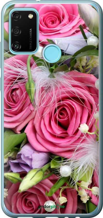 

Силіконовий чохол "Ніжність" для Huawei Honor 9A, Рожевий