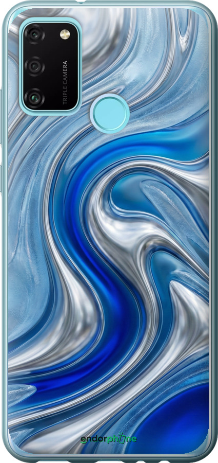 Силиконовый чехол Liquid Chrome для Huawei Honor 9A - 6781u-1900 изображение 