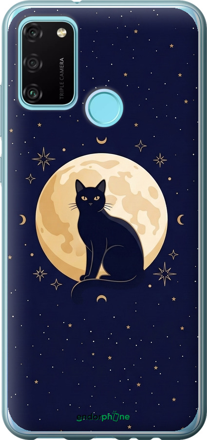 Силиконовый чехол Cute Cat Celestial/Witchy для Huawei Honor 9A - 6787u-1900 изображение 