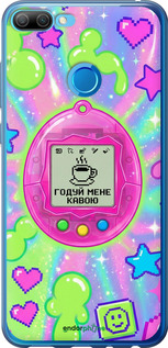 Силиконовый чехол Y2K Aesthetic Retro Pet: Годуй мене кавою для Huawei Honor 9i - 6784u-1853 изображение 