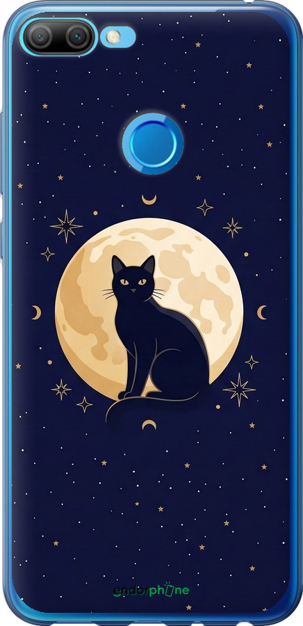 Силиконовый чехол Cute Cat Celestial/Witchy для Huawei Honor 9i - 6787u-1853 изображение 
