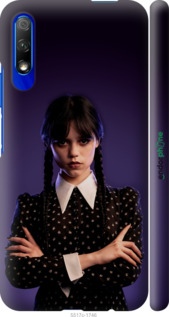 3D пластиковий матовий чехол Wednesday v3 для Huawei Honor 9X - 5517m-1746 изображение 