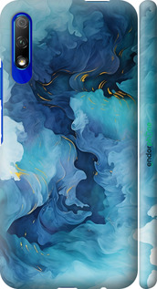 3D пластиковий матовий чехол Акварель для Huawei Honor 9X - 6320m-1746 изображение 