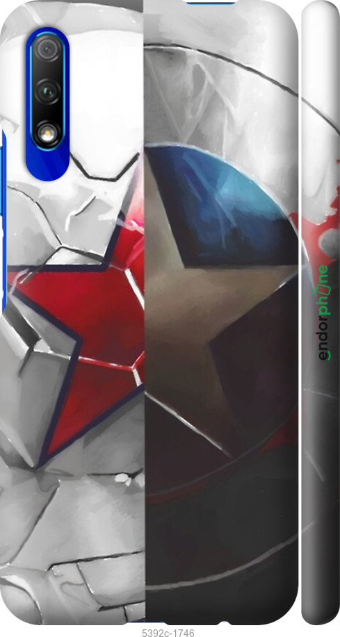 3D пластиковий матовий чехол № 5392 для Huawei Honor 9X - 5392m-1746 изображение 