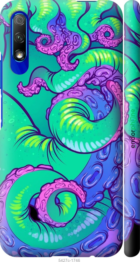 3D пластиковий матовий чехол № 5427 для Huawei Honor 9X - 5427m-1746 изображение 
