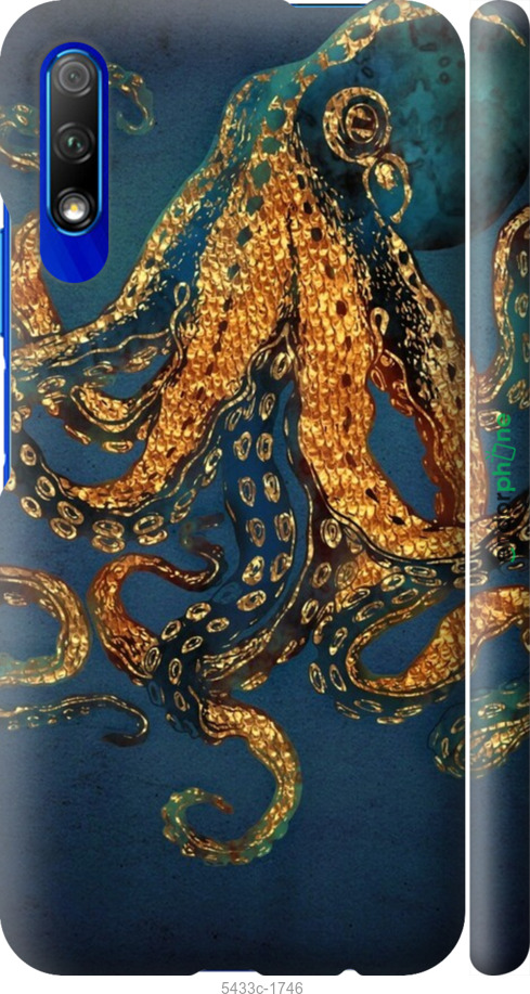 3D пластиковий матовий чехол № 5433 для Huawei Honor 9X - 5433m-1746 изображение 