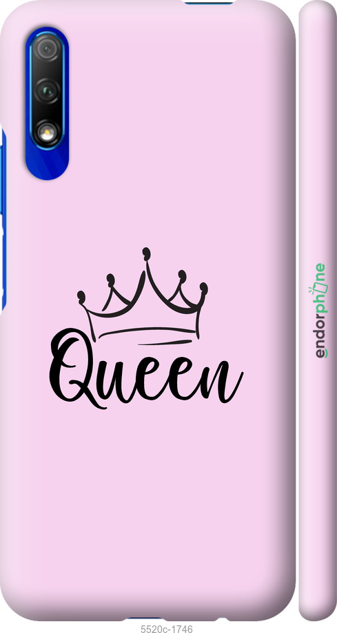 3D пластиковый матовый чехол Queen & King для неё для Huawei Honor 9X - 5520m-1746 изображение 