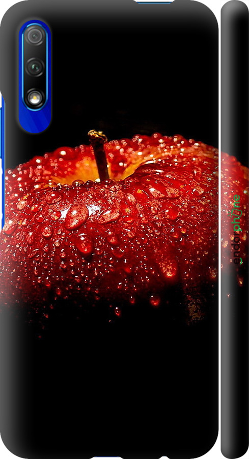 3D пластиковий матовий чехол Яблуко для Huawei Honor 9X - 6022m-1746 изображение 