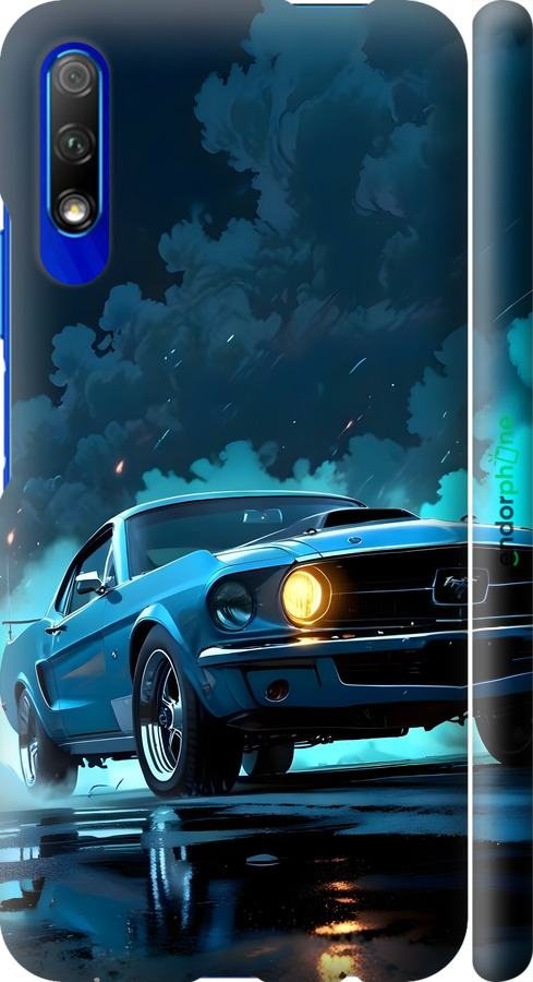 3D пластиковый матовый чехол Форд мустанг для Huawei Honor 9X - 6374m-1746 изображение 