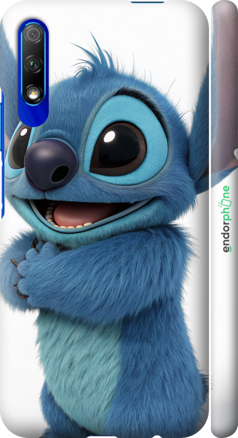 3D пластиковий матовий чехол Стіч 1 для Huawei Honor 9X - 6686m-1746 изображение 
