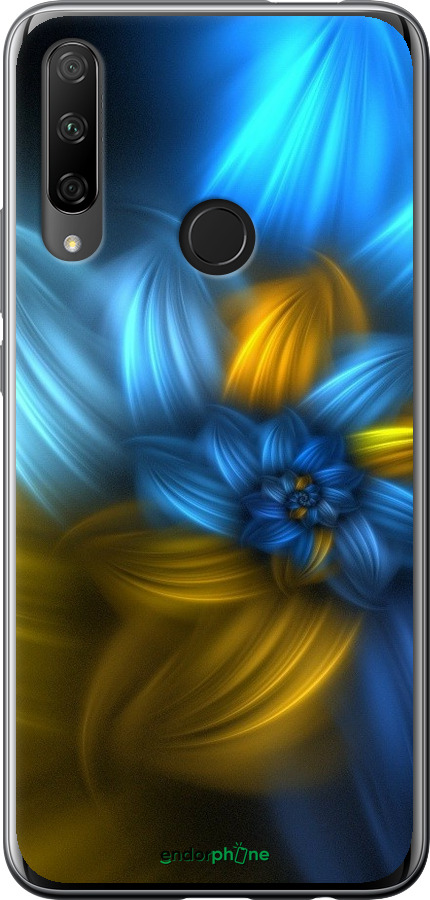 

Силіконовий чохол "Візерунок 46" для Huawei Honor 9X, Синій